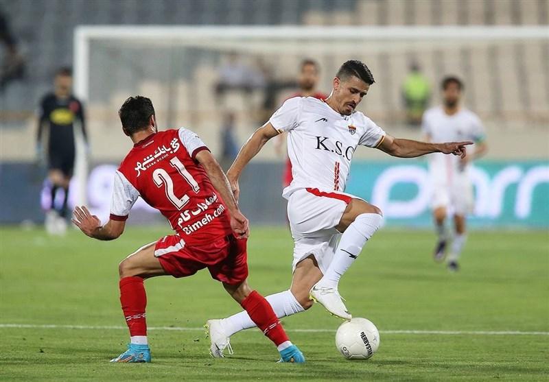 لیگ برتر فوتبال| زور پرسپولیس و فولاد در نیمه اول بهم نرسید
