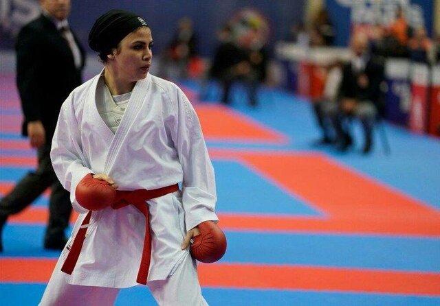 کاراته المپیک توکیو/ پیروزی سارا بهمنیار مقابل قهرمان جهان