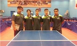 تیم جوانان تهران قهرمان مسابقات تنیس روی میز کشور شدند