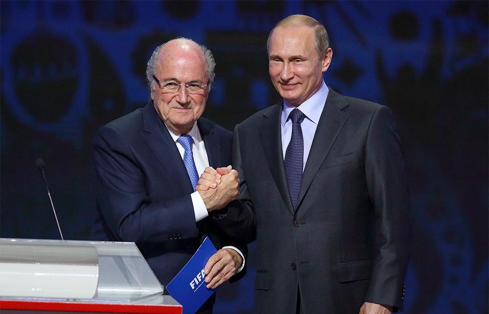  بلاتر مهمان ویژه جام جهانی 2018 روسیه