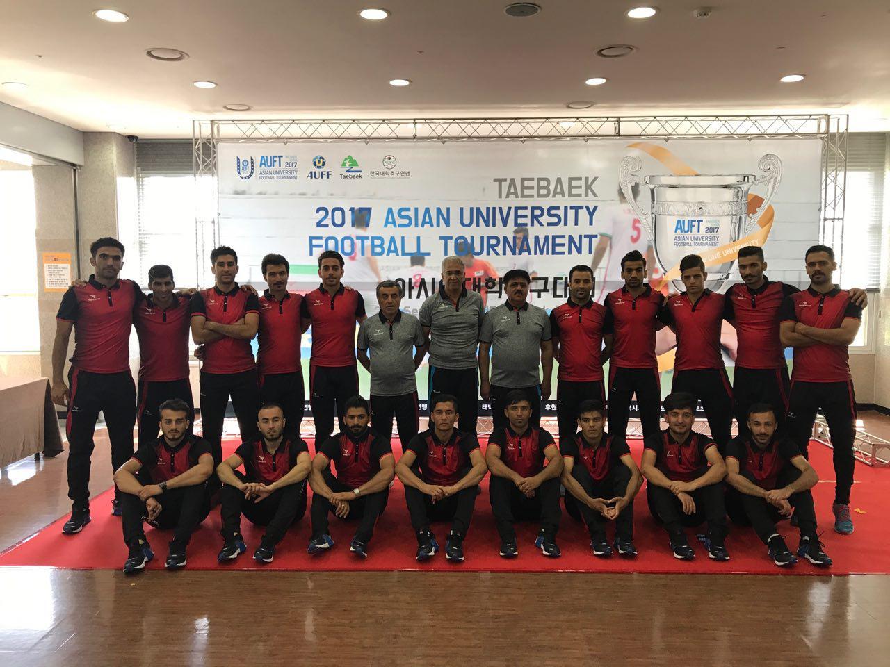 تیم فوتبال منتخب دانشجویان علوم پزشکی در اولین دیدار آسیایی به مصاف تایوان می رود