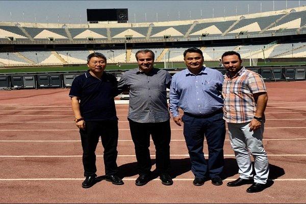 نمایندگان کنفدراسیون فوتبال آسیا به ورزشگاه آزادی رفتند