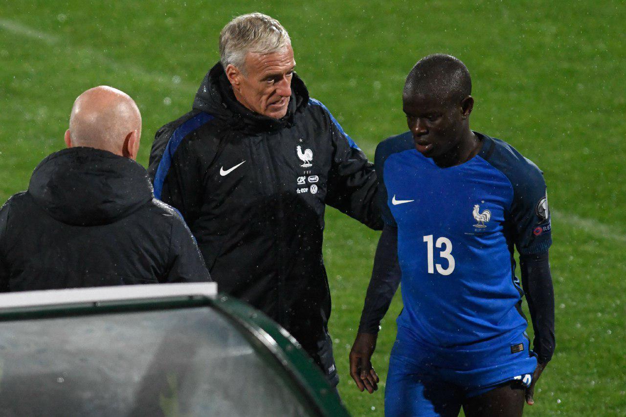 خروج انگولو کانته ستاره چلسی از اردوی تیم ملی فرانسه 