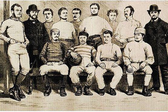 نخستین باشگاه فوتبال جهان و نخستین فوتبالیست‌ها+عکس