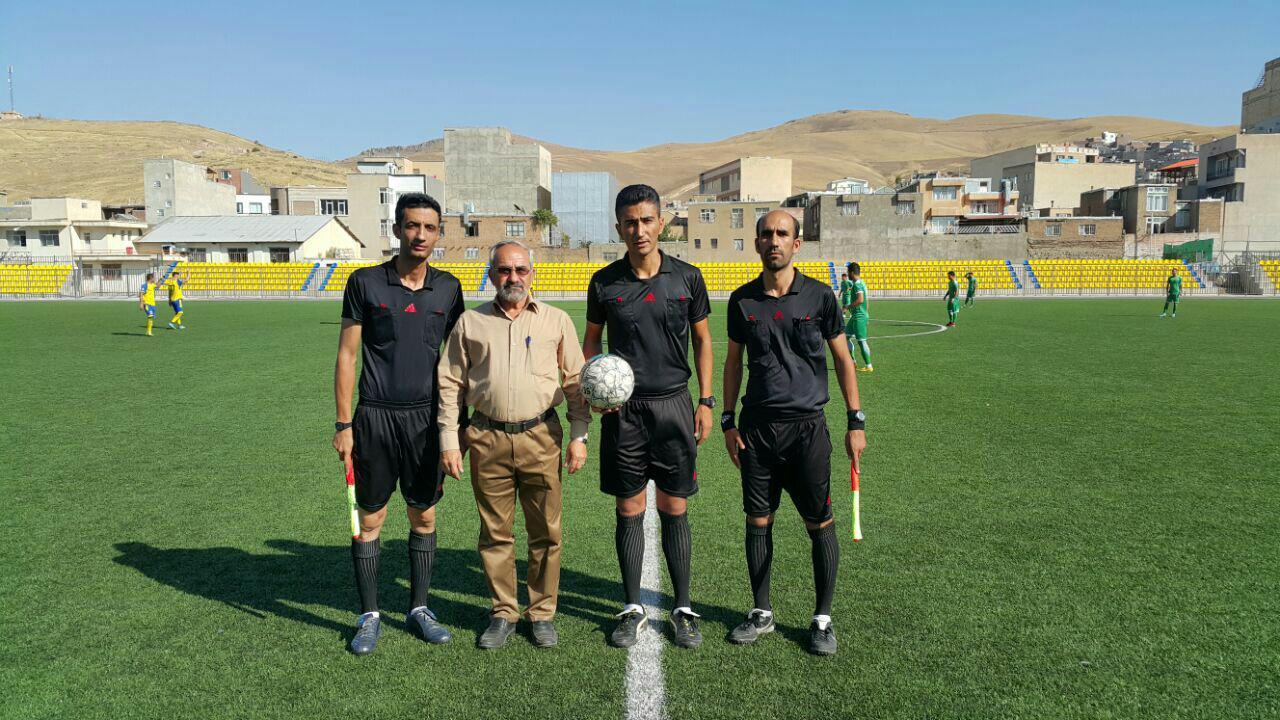 تقدیر و تشکر مربیان لیگ سه ای از داور جوان کردستانی!