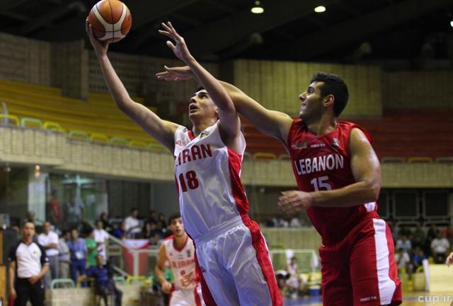 بسکتبالیست های جوان مقابل لبنان به پیروزی رسیدند