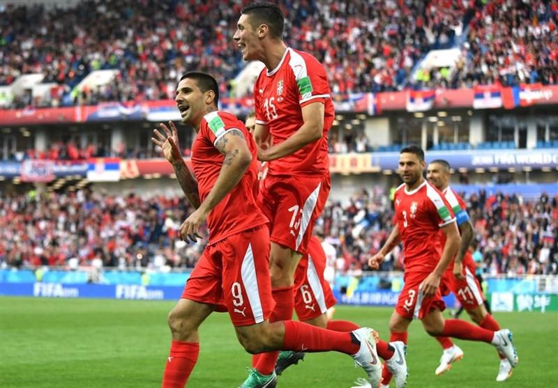 پایان نیمه اول| برتری صربستان مقابل سوئیس