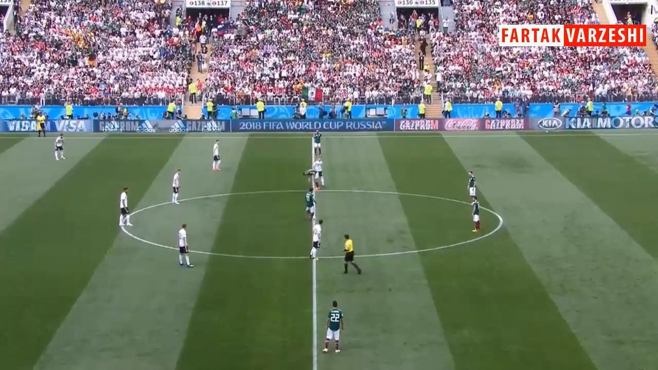 خلاصه بازی آلمان 0 - 1 مکزیک (جام جهانی 2018 روسیه) + فیلم